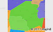 Political Shades Simple Map of Oume