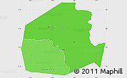 Political Shades Simple Map of Oume, single color outside