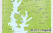 Physical Map of Sakassou