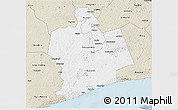 Classic Style 3D Map of Sassandra