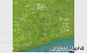 Satellite 3D Map of Sassandra