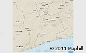 Shaded Relief 3D Map of Sassandra