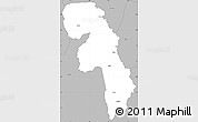 Gray Simple Map of Gueyo