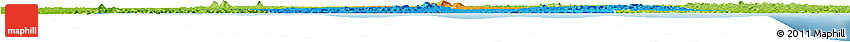 Political Horizon Map of Sassandra, physical outside