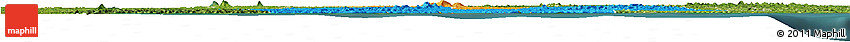 Political Horizon Map of Sassandra, satellite outside