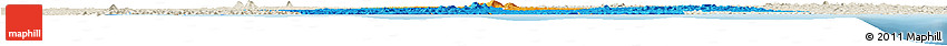 Political Horizon Map of Sassandra, shaded relief outside
