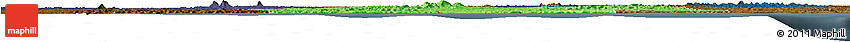 Political Shades Horizon Map of Sassandra, darken