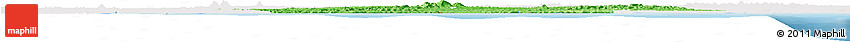 Political Shades Horizon Map of Sassandra, single color outside