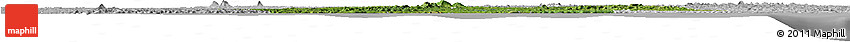 Satellite Horizon Map of Sassandra, lighten, desaturated