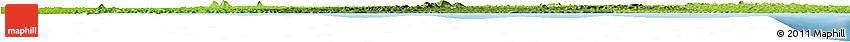 Satellite Horizon Map of Sassandra, physical outside