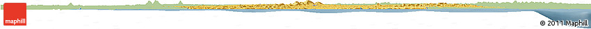 Savanna Style Horizon Map of Sassandra, single color outside
