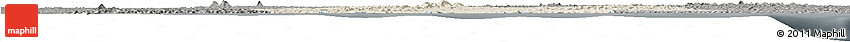 Shaded Relief Horizon Map of Sassandra, darken, semi-desaturated