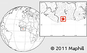 Blank Location Map of Sassandra