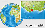 Physical Location Map of Sassandra