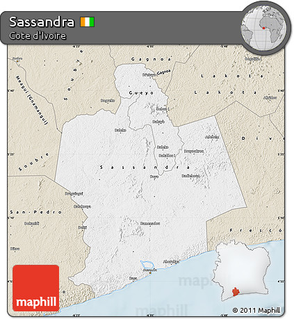 Classic Style Map of Sassandra