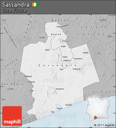 Gray Map of Sassandra