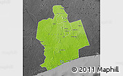 Physical Map of Sassandra, darken, desaturated