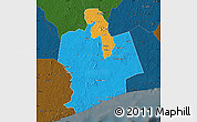 Political Map of Sassandra, darken