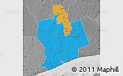 Political Map of Sassandra, desaturated