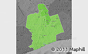 Political Shades Map of Sassandra, darken, desaturated