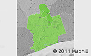 Political Shades Map of Sassandra, desaturated
