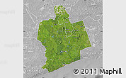 Satellite Map of Sassandra, lighten, desaturated