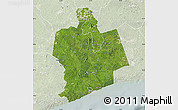 Satellite Map of Sassandra, lighten