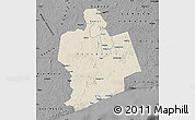 Shaded Relief Map of Sassandra, darken, desaturated