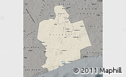 Shaded Relief Map of Sassandra, darken, semi-desaturated