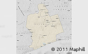 Shaded Relief Map of Sassandra, desaturated