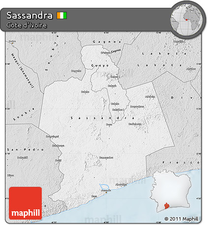 Silver Style Map of Sassandra