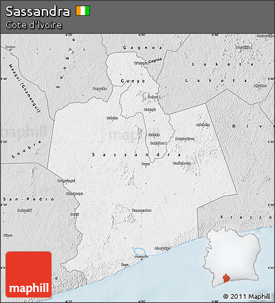 Silver Style Map of Sassandra