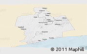 Classic Style Panoramic Map of Sassandra, single color outside