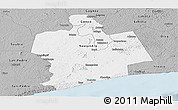 Gray Panoramic Map of Sassandra