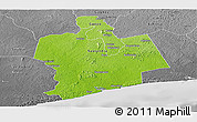 Physical Panoramic Map of Sassandra, desaturated