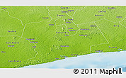 Physical Panoramic Map of Sassandra