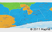 Political Panoramic Map of Sassandra