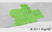 Political Shades Panoramic Map of Sassandra, lighten, desaturated