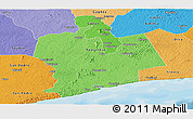 Political Shades Panoramic Map of Sassandra