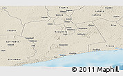 Shaded Relief Panoramic Map of Sassandra