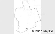 Blank Simple Map of Sassandra, cropped outside, no labels