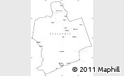 Blank Simple Map of Sassandra, cropped outside