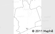 Blank Simple Map of Sassandra, no labels
