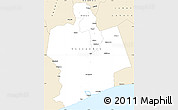Classic Style Simple Map of Sassandra