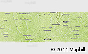 Physical Panoramic Map of Djibrosso