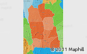 Political Shades Map of Seguela