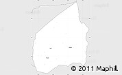 Silver Style Simple Map of Massala