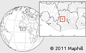 Blank Location Map of Sifie