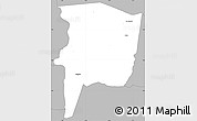 Gray Simple Map of Sifie