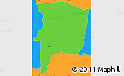 Political Simple Map of Sifie
